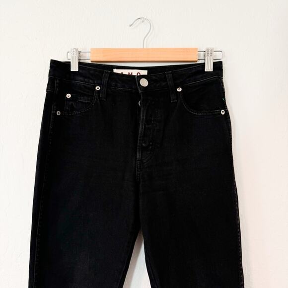 AMO High Rise Straight Leg Cropped Black - Picture 5 of 11